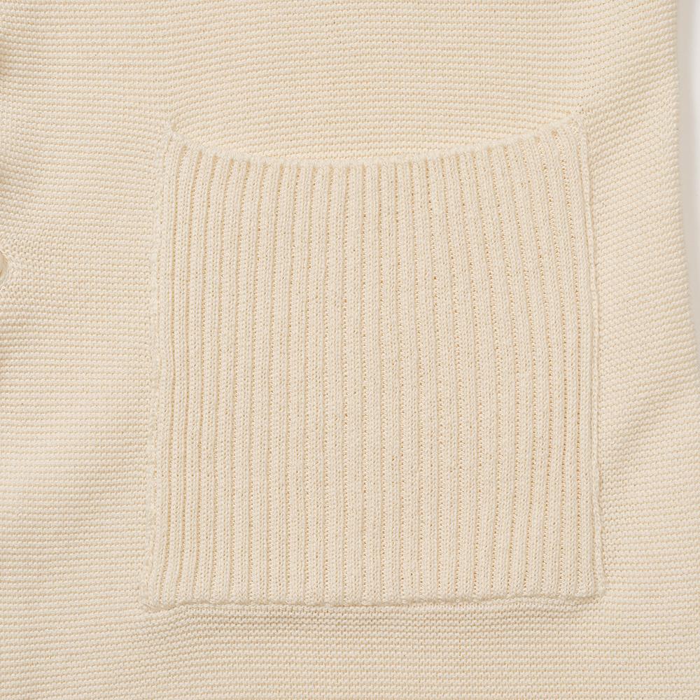 Edwardmax (Cream) Whole Garment Spring/Summer Cotton Cardigan