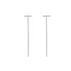 T-shaped Tassel Ear Chain, Low Luxury, High Appearance Level, Silver and Gold T-shaped Long Ear String Earrings