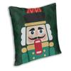 Nutcracker Doll Print Sofa Cushion Cover Pillowcase Home Decoration Party Car Bedding