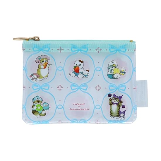 Sun-Star Stationery Sanrio Characters Pouch Mini mofusand × Sanrio Ribbon S2331977 One Size - B0D25SMZPZ