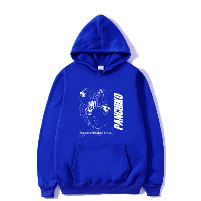 Panchiko DEATHMETAL Album Hoodie Herren Übergroßes Sweatshirt Herren Damen Hip Hop Rock Kapuzen Trainingsanzüge Mann Lässige Lockere Hoodies