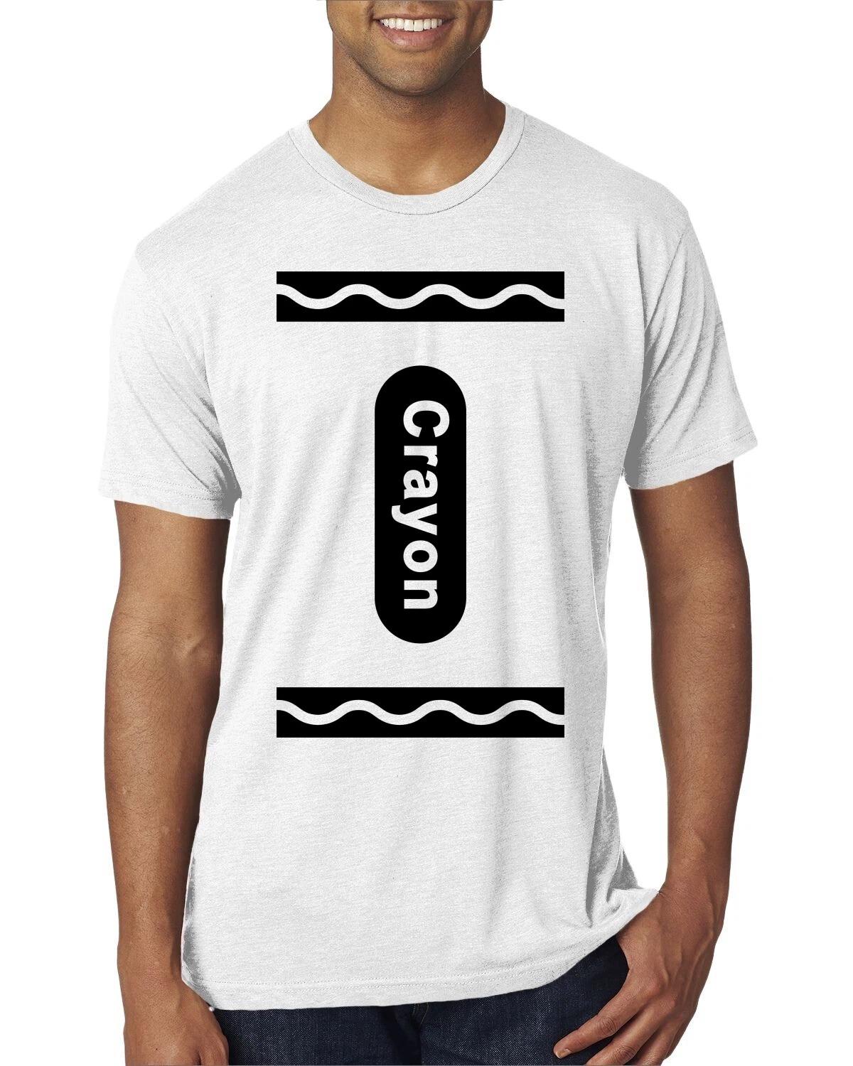 Black Crayon Box Halloween Costume Mens Premium Tri Blend T- Shirt 3XL