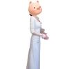 French temperament waist thin long-sleeved dress children's new early autumn cold and good-looking belly-covering long skirt