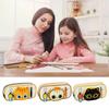 Large Capacity 3D Cat Pen Bag Portable Pen Box Practical Gift Pencil Case  Gift