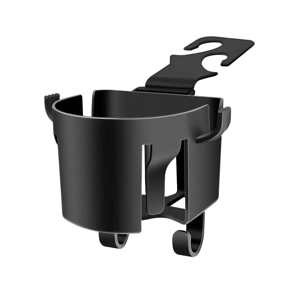 Car Seat Back Cup Holder with Double Hooks Adjustable Phone Holder for Water Cup Bag Umbrella Auto Storage Organizer X1D7