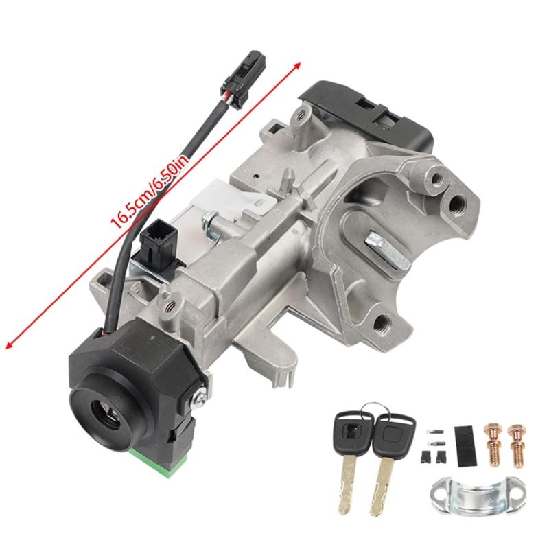 High Security Ignition Lock Cylinder Replacement Anti Theft Engine Start Key Switches Assembly Simple Installs for Auto