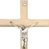 Crocifisso da Parete Ornamento Decorativo, Regalo Religioso, Arte Cristiana del Ringraziamento Decorazione Murale con Croce in Legno, Scultura di Gesù