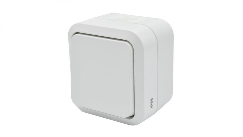 Łącznik Uniwersalny Pojedynczy Natynkowy Aqua Pro Ip55 Biały 60220
