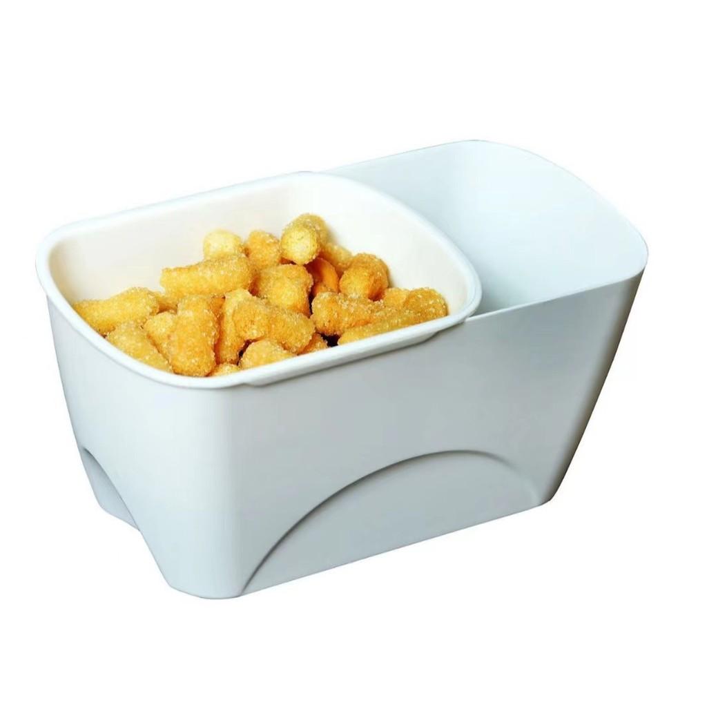 

Dual Layer Snack Box With Drainage For Fruits And Candies Storage