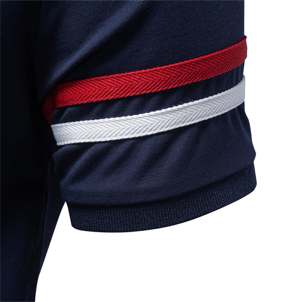 AIOPESON Men's Polo Shirts Half Zipper Collar Solid Color Breathable Casual Polo Shirt for Men Summer Fashion Top Shirts