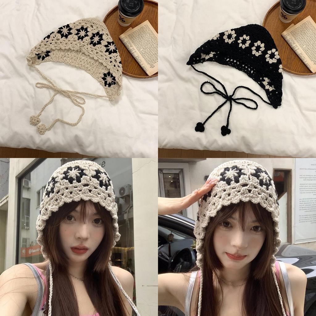 Stylish Handwoven Knitted Fisherman Hat For Women Summer Lightweight Cute Headwear