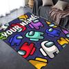 Custom Name Among us Carpet Rug for Living Room Bedroom Home Sofa Decoration,Kids play Non-slip Floor Mat