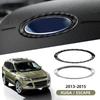 ABS Carbon Steering Wheel Logo Circle Trim Sticker for Ford Focus 3 Mk3 2012-14 Kuga Escape 13-15 C-MAX 11-17 Grand C-MAX 11-14