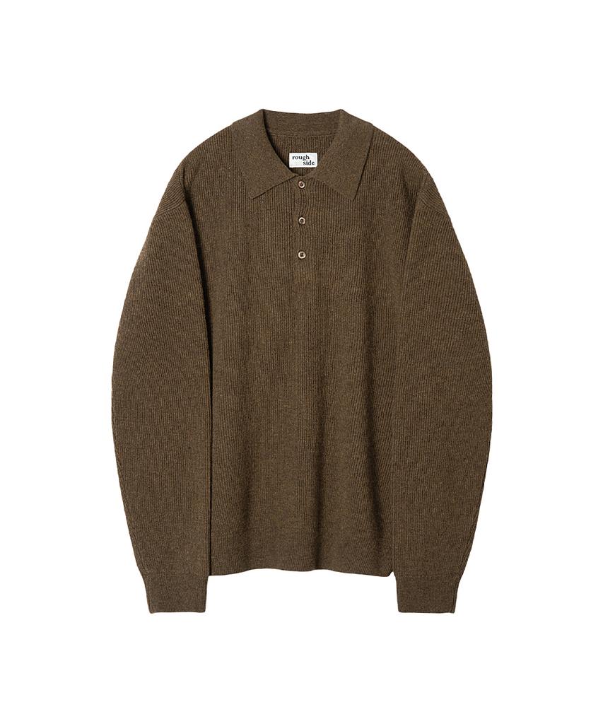 Leopeusaideu Collar Knit Bark
