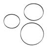 5PCS Rubber Belt Size 47-150mm Width 5mm for Recorders CDROM Video Machines