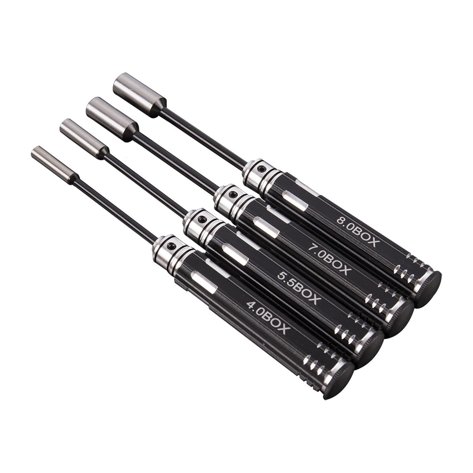 

4 Piece Hexagonal Socket Wrench Screwdriver Set 4 Size 4mm 5.5mm 7mm 8mm for Different Repair Requirements
