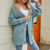 Women's Fashion Lightweight Long Casual Cardigan Double Side Pockets Front Open Loose Breathable Jacket