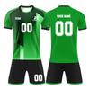 Personlig skjortesett for menn jenter med navnenummer Spesialtilpassede fotballdrakter for gutter treningsdress