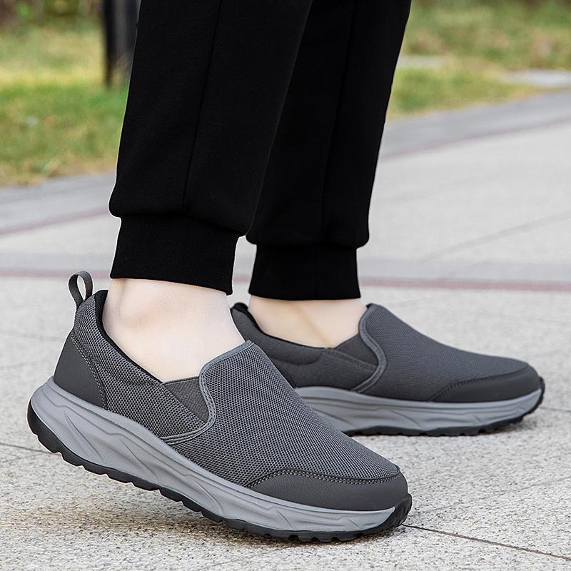 Fashion Men's Outdoor Walking Platform Anti Slip Summer Mesh Walking Lightweight Sports Shoes Comfortable Fitness Women's Casual Shoes