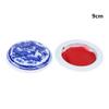 Ancient Style Blue and White Ceramic  Inkpad Chinese Style Red stamp inkpad  Decorative Paintings