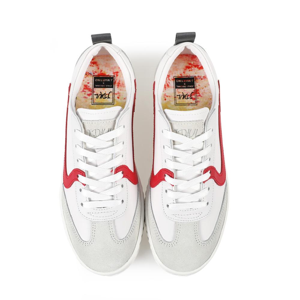 J.Daul Connie Plain N White Red