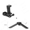 1/4 Screw Cold Shoe Expansion Bracket Foldable Phone Clip Handheld Shooting Adapter Fit Pocket 3 Pocket 4 Camera Accessories