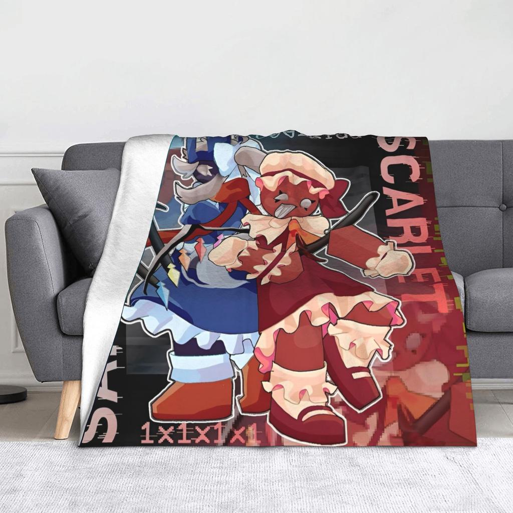 Azuretime Anime Fleece Blankets Azure Two Time Forsaken Awesome Throw Blanket for Home Hotel Sofa 125*100cm Quilt