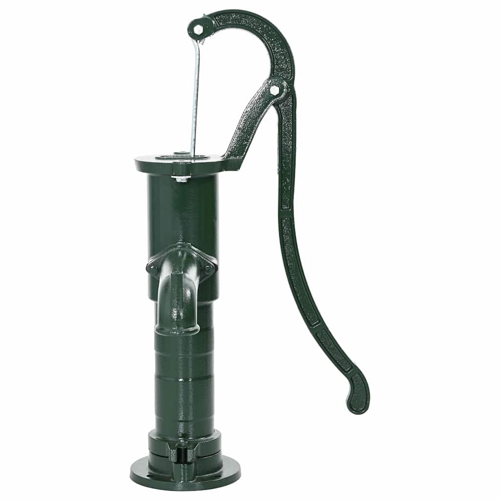 Vidaxl Vert Pompe À Eau Manuelle De Jardin Fonte - Image 5
