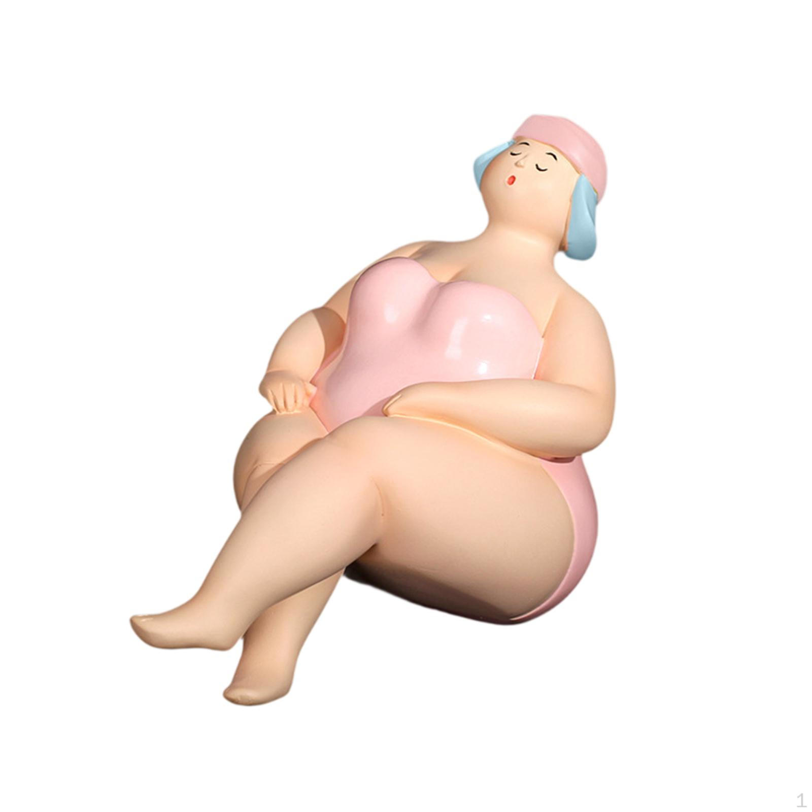 

Пляжная женщина фигурка украшение декоративное ремесло настольная скульптура полимерная статуэтка для прихожей