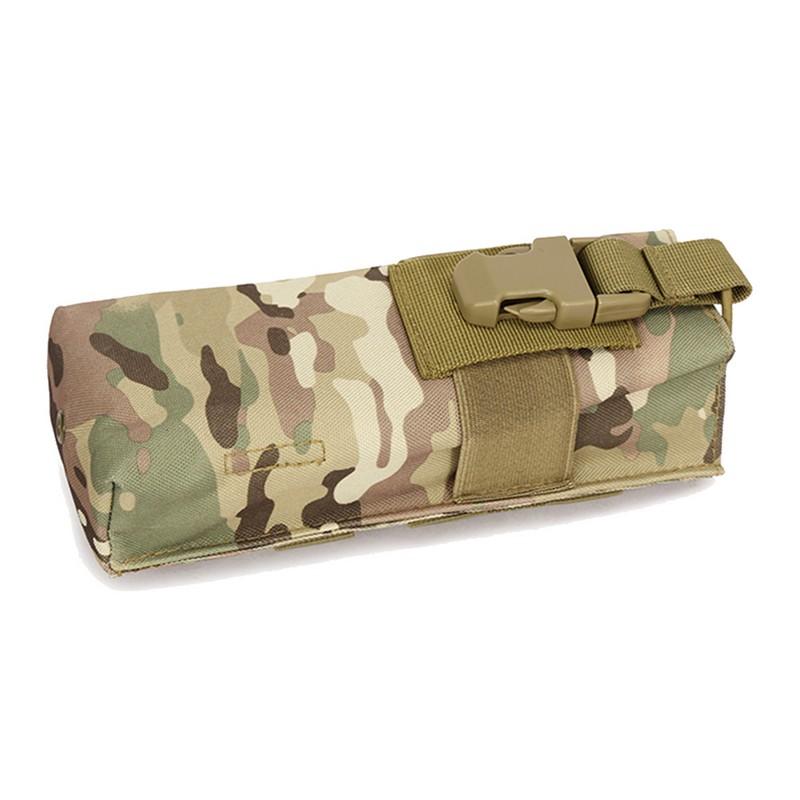 Outdoor Walkie Talkie Pouch Water Bottle Bag Handheld Radio Bag Molle Tactical Multifunctional Accessory Bag Travel EDC Pack
