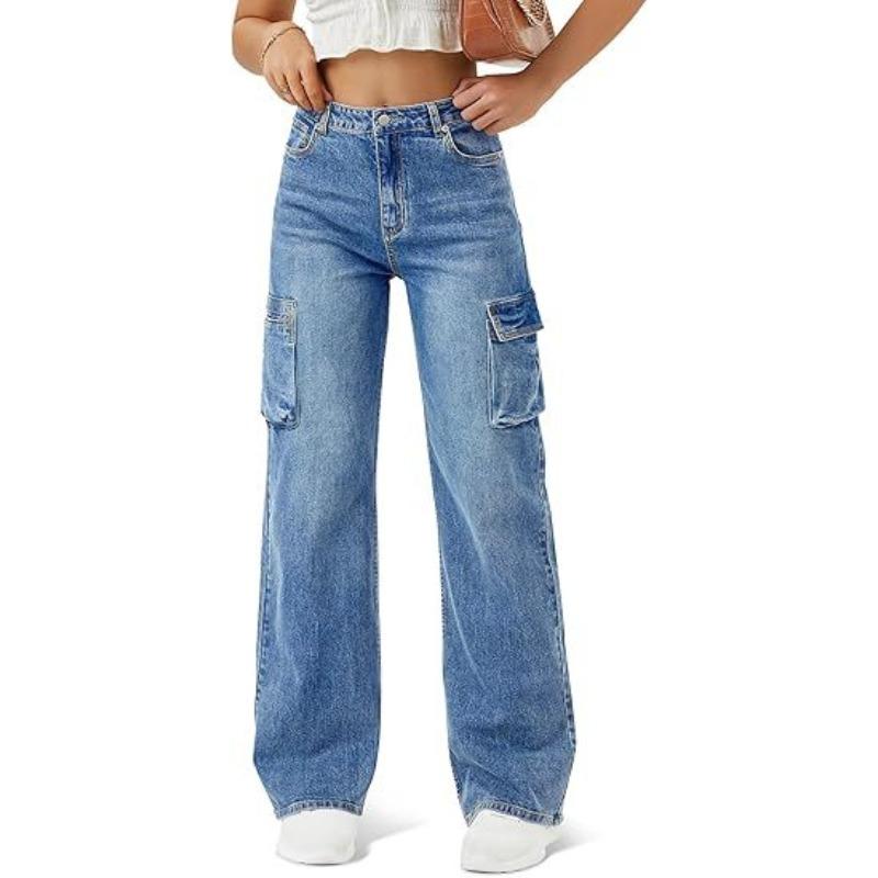 QICED Women's Fashion Casual Solid Color Print Pants & Capris