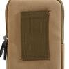 Casual Men Waist Bag Small Solid Color Zipper Fanny Pack Card Holder 4 Inch Phone Pouch Belt Bag Purse Outdoor Sports