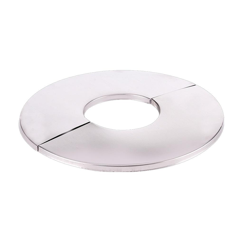 Wall Split Flange Stainless Steel Round Escutcheon Plate Water Pipe Wall Covers Fit for Kitchen Faucets Sinks Toilets
