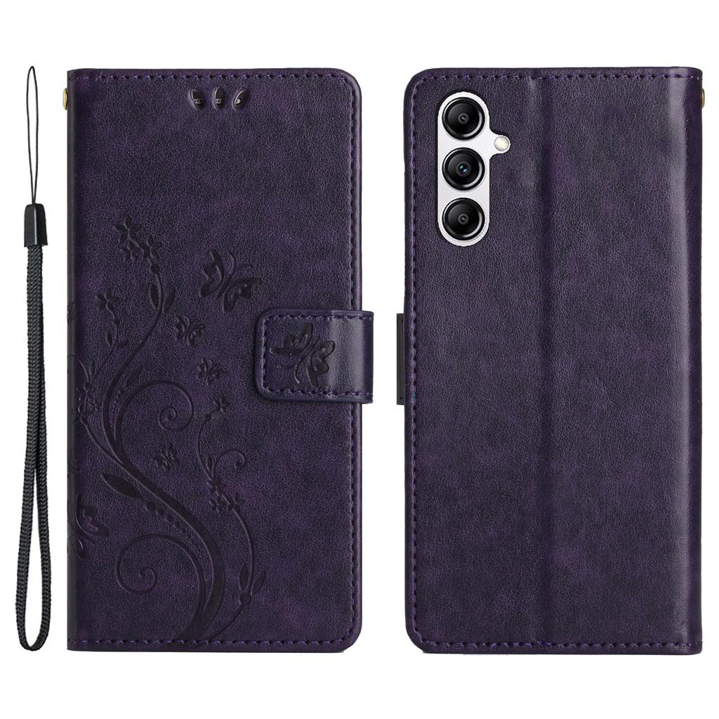 For Samsung Galaxy A56 5G Case PU Leather Phone Wallet Cover with Strap