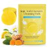 PiyuBind Kojic Acid and Turmeric Cleansing Pads - 60 Count, Mild and Non-Irritating, Suitable for All Skin Types, Gentle Exfoliating Facial Pads