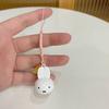 Kawaii Miffy New Small Bell Pendant Cartoon Rabbit Japanese Style Braided Rope Mobile Mobile Phone Chain Girl Birthday Gift