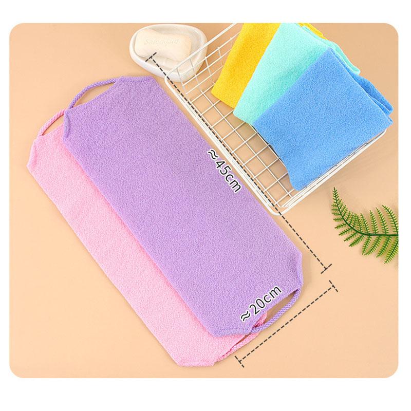 Extra Dickes Elastisches Zugband Badebürste Nylon Peeling Rückenpeeling-Handschuh zur Entfernung abgestorbener Haut Saunazubehör