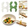 High Temperature Resistance Pan Handle Clip Universal Spoon Rest for Kitchen Stove Top