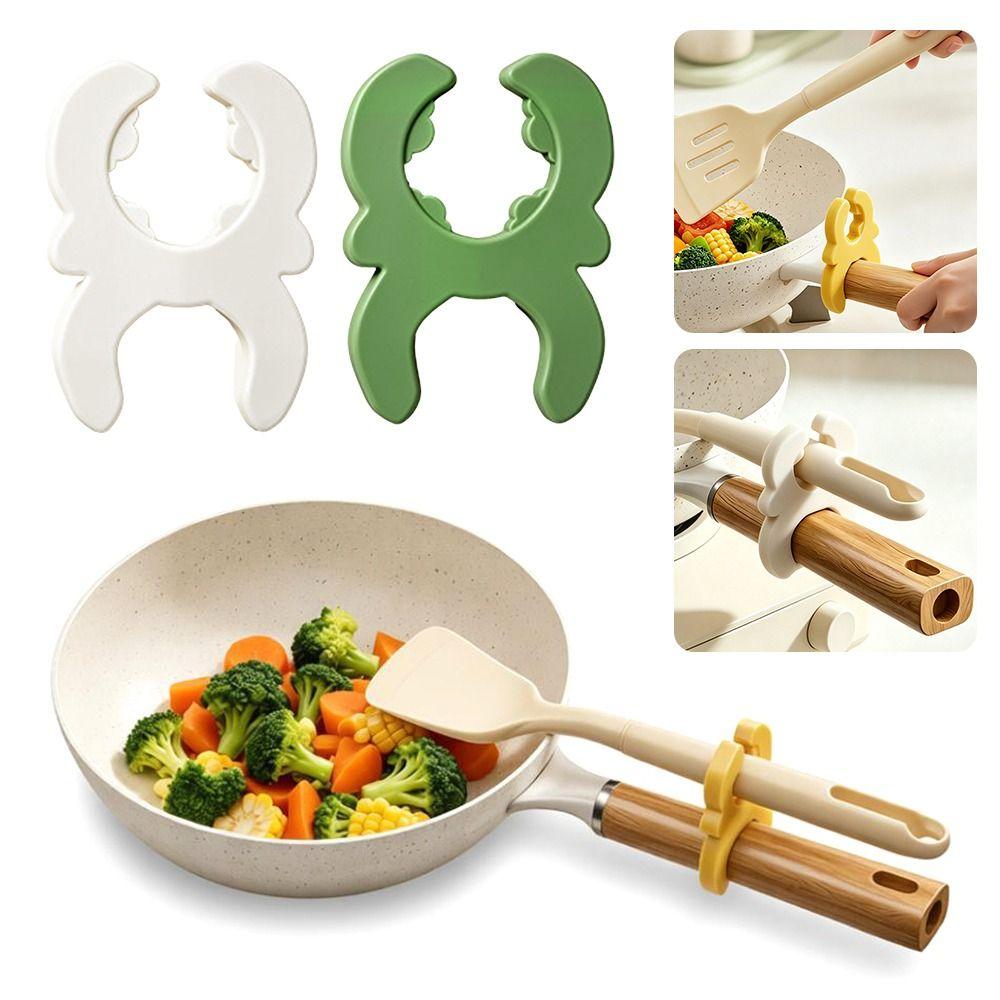 Anti Scalding Pot Handle Holder Universal Spoon Rest Cookware Handle Stand  for Kitchen Stove Top