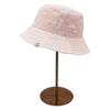 Denim bucket hat men's big brim showing face small girl plain face cover basin hat versatile couple hat