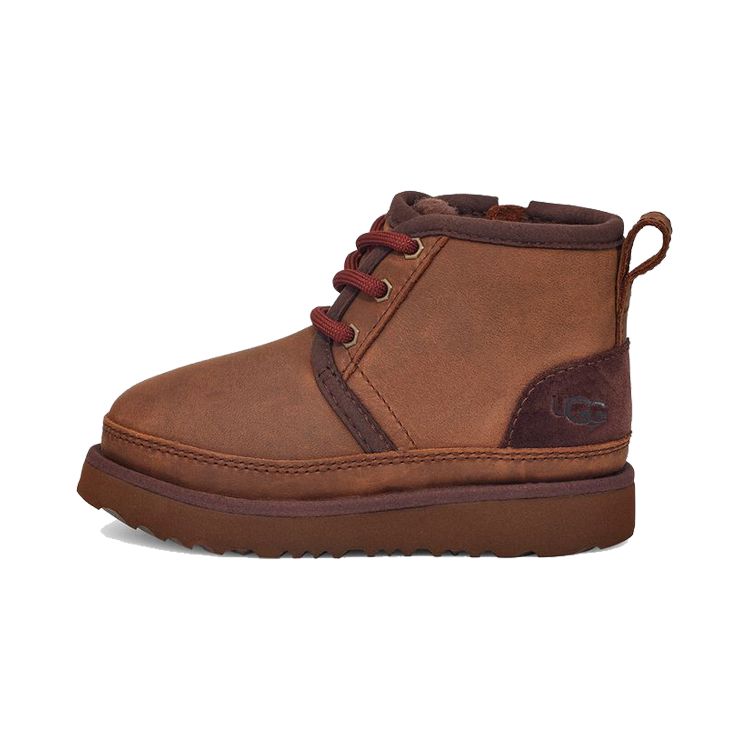 UGG Toddlers Neumel II Waterproof Grizzly Chukka Boots 1017322T-GRZ 23.5