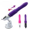 Sex Machine Teleskop-Dildo-Vibrator, automatischer Up-Down-Massagegerät, G-Punkt, stoßend, einziehbares Vaginalspielzeug für Frauen