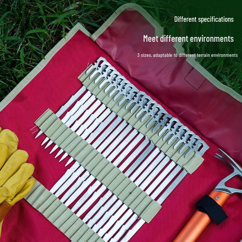 Stainless Steel Large Tent Ground Stakes for Camping