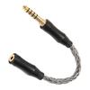 2.5mm Female to 4.4mm Male Sound Cable Single Crystal Copper Headphone Adapter Cable for Phones Speakers 14cm   5.5in