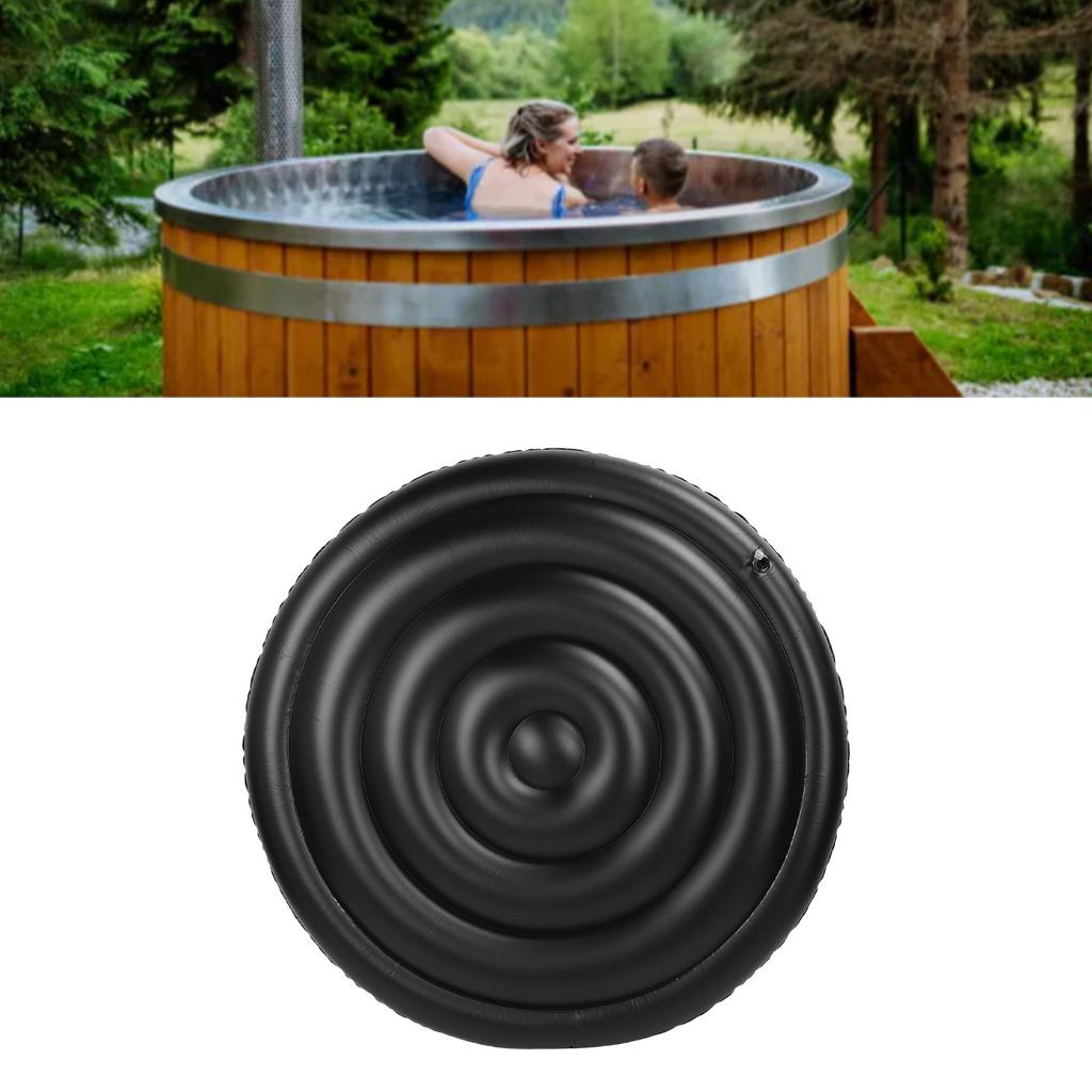 Inflatable Hot Tub Cover Energy Saving Spa Pool Bathtub Round Dust Lid