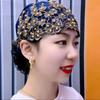 Lace Muslim Headscarf Cap Cotton Turban Elegant Muslim Headpiece  Women