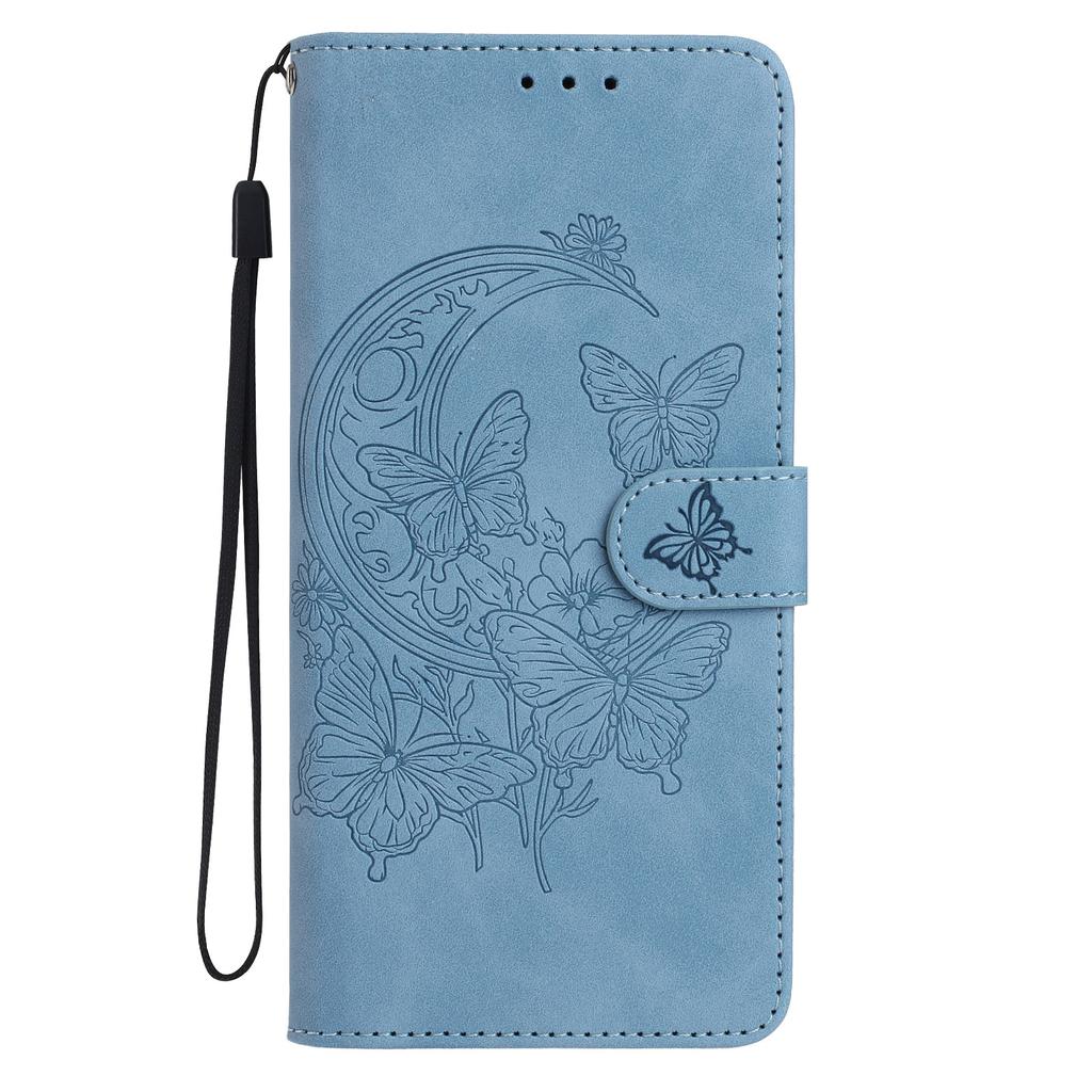 Applicable to Google 11 PRO XL Frosted Butterfly Embossed Leather Case Pixel 10A Card Wallet Flip