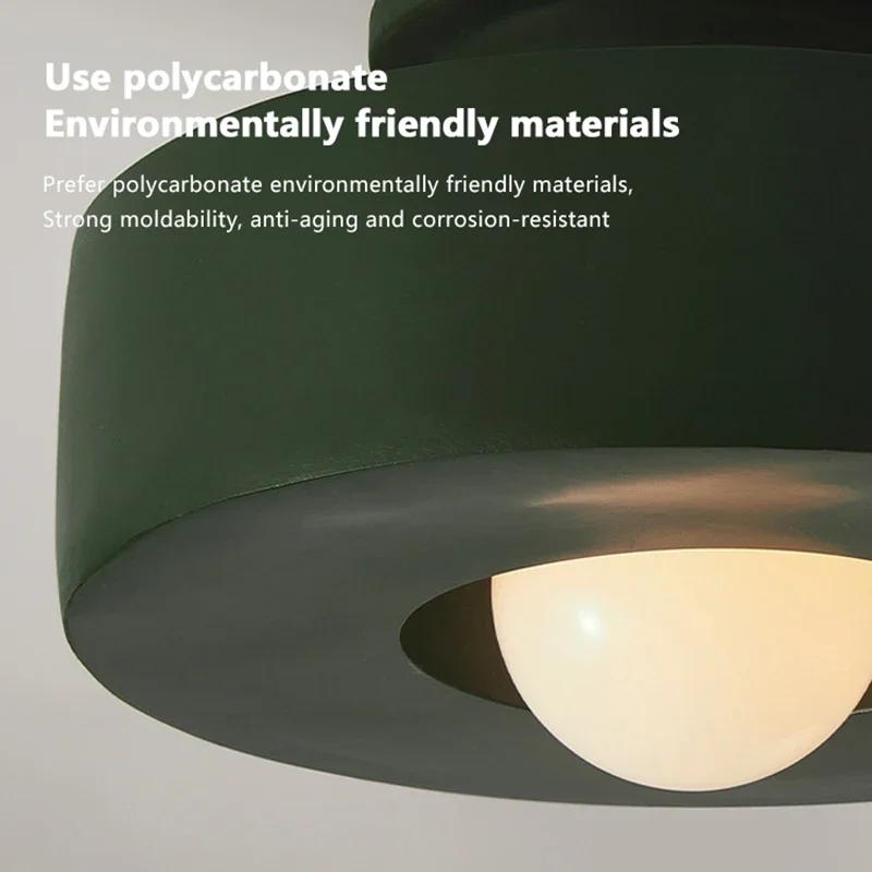 Nordic LED Resin Ceiling Light Decorative Lamp For Living Room Hallway Aisle Bedroom Cloakroom Study Dining Room Indoor Lighting