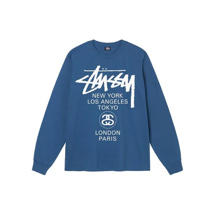 Stussy World Tour Long Sleeve Tee (Unisex) T-Shirts 3993713