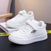 Classmates Children's Little White Shoes Boys' Shoes 2025 Spring and Autumn New Girls' Shoes White Sports Board Shoes Foreign Trade